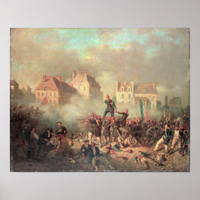 Póster Un funcionario da la orden de despedir (Frente)