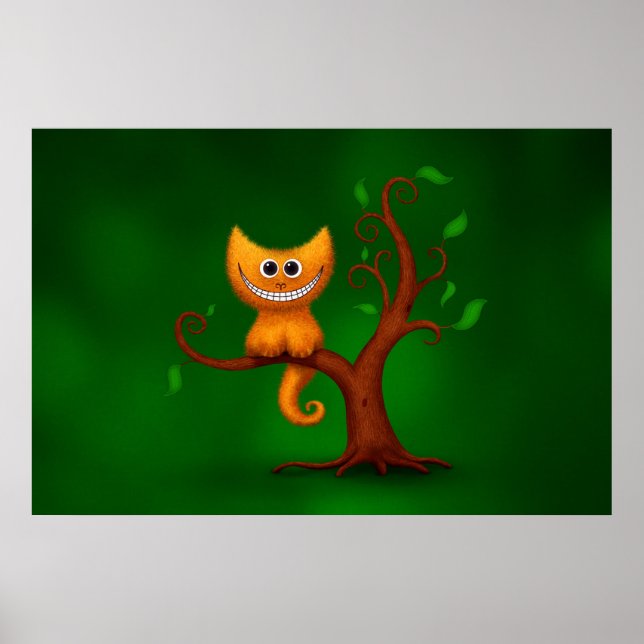 Póster Un Gatito Cheshire (Frente)