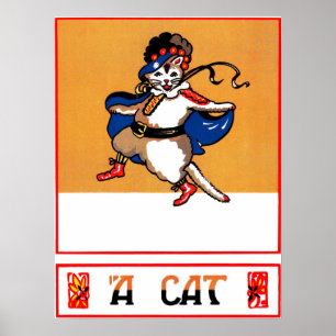 Póster Un gato