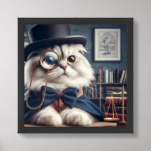 Un gato con un monocasco VI