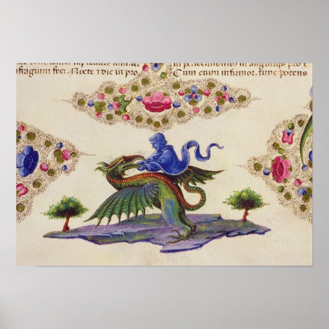 Póster Un genio y monstruo alado (Frente)