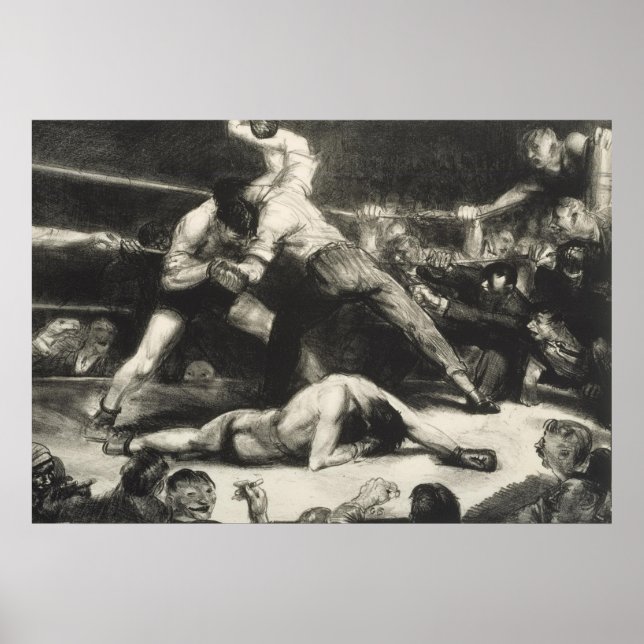 Póster Un golpe de estado - George Bellows - 1921 (Frente)