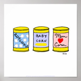 Póster Un gracioso Poster de cocina, especialmente para u