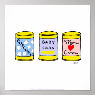 Póster Un gracioso Poster de cocina, especialmente para u