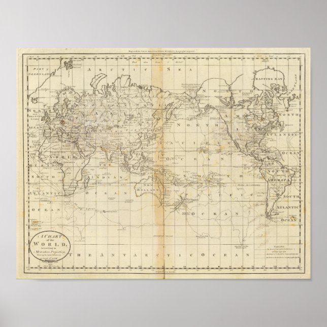 Póster Un gráfico del mundo (Frente)