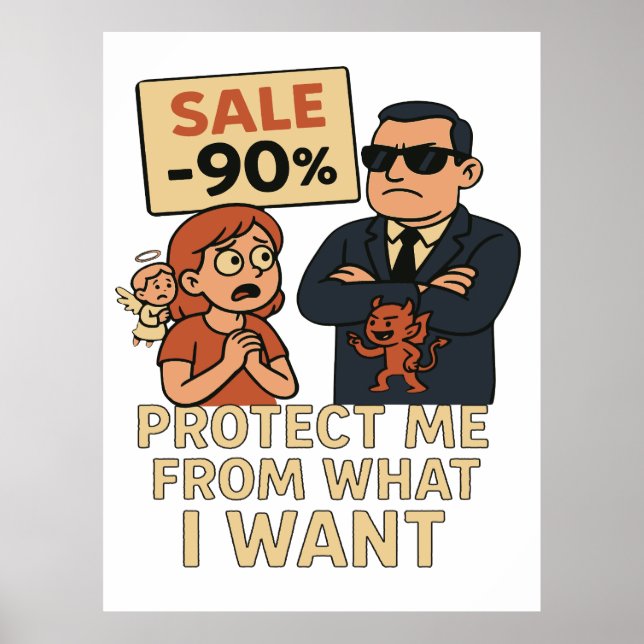 Póster Un gráfico humorístico al estilo personalizado (Frente)