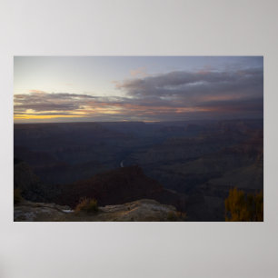 Póster Un gran atardecer en el Gran Cañón