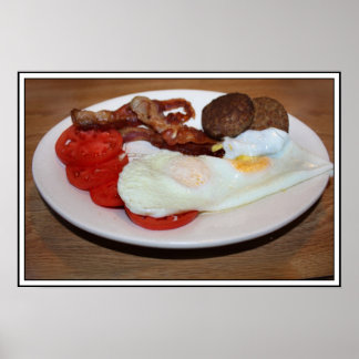Póster Un gran desayuno