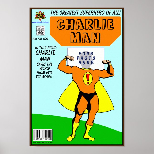 Póster ¡Un gran Poster que te presenta como superhéroe! (Frente)
