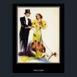 Póster Un gran Poster retro vintage de pareja<br><div class="desc">Un gran Poster retro vintage de pareja</div>
