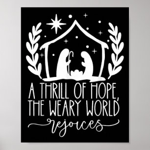 Póster Un Grito De Esperanza Natividad Cristiana Merry Ch