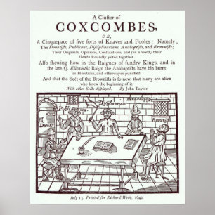 Póster Un grupo de Coxcombes' de John Taylor