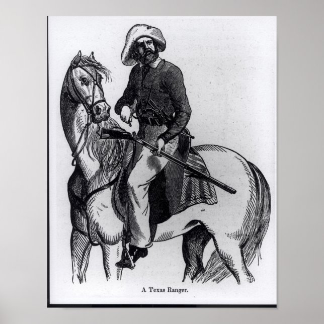 Póster Un guardabosques de Texas (Frente)