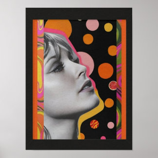 Póster Un hermoso Poster inspirado de los años 60
