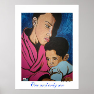 Póster Un hijo único