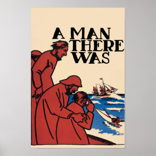 Póster Un hombre allí estaba 19178 película clásica