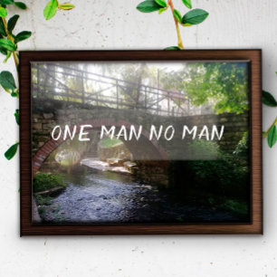 Póster Un hombre no hombre proverbio poster del puente