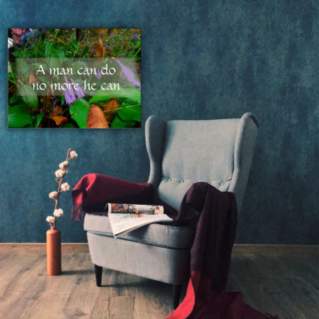 Póster Un hombre no puede hacer más que puede poster de s (Subido por el creador)