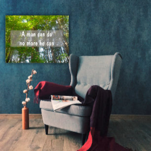 Póster Un hombre no puede hacer más que puede poster Insp