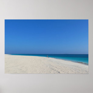 Póster Un hombre y su monstruo del juguete