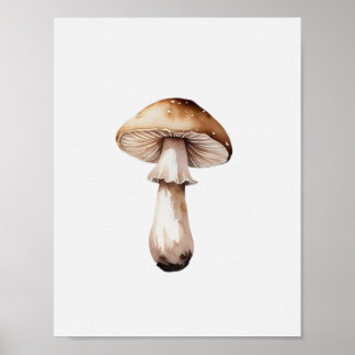 Póster Un hongo sencillo