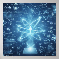 Un humanoide superpuesto en una hoja de datos