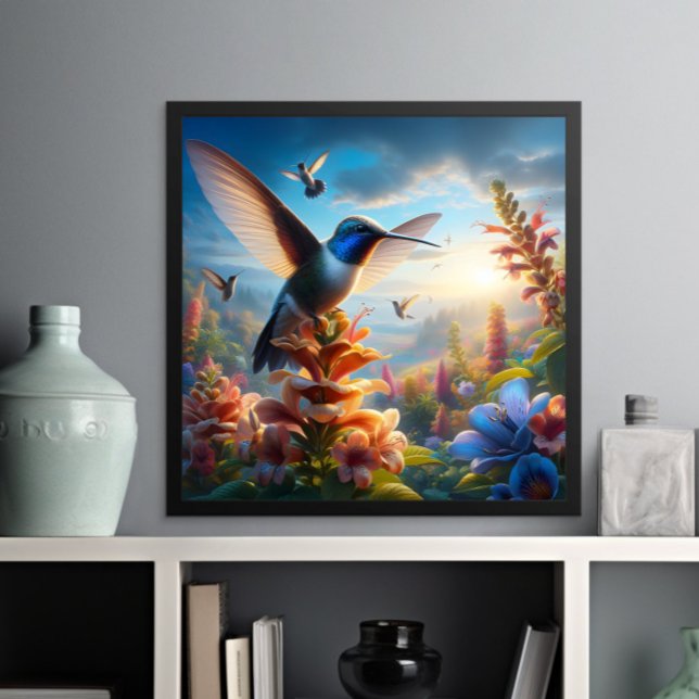 Póster Un Hummingbird arrollador: Naturas bailando (Subido por el creador)