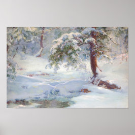 Póster Un idilio de invierno