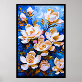 Póster Un impresionante ilustracion inspirado en Van Gogh