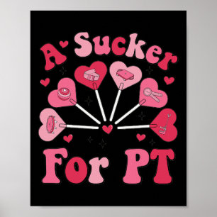 Póster Un incauto para la terapia física Pt San Valentín 