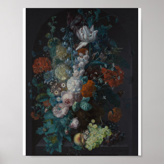 Póster Un jarrón de flores de Margareta Haverman