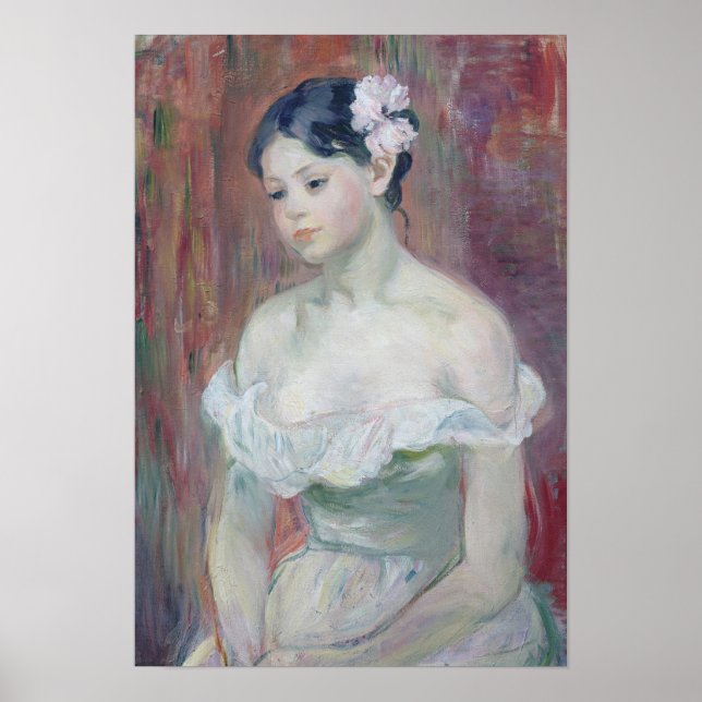 Póster Un joven Chica, 1893 (Frente)