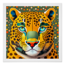 Un leopardo cambiando sus puntos