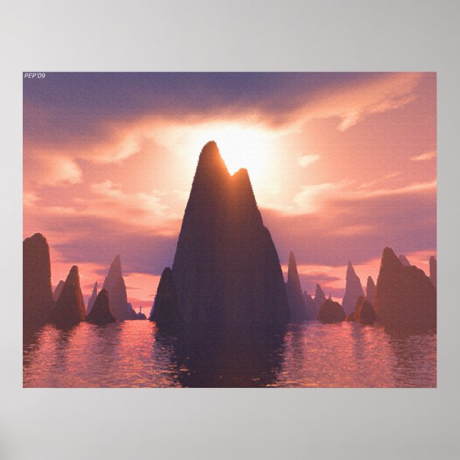 Póster Un lugar de picos (Frente)