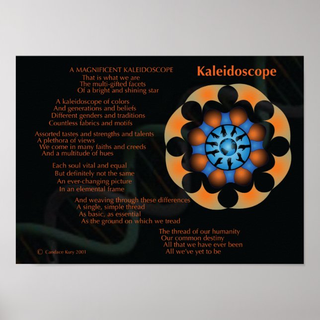Póster Un magnífico Kaleidoscopio (Frente)