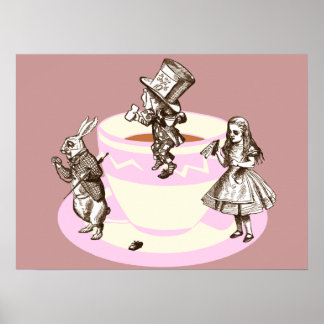 Póster Un mal Fiesta del té
