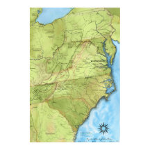 Un mapa de lugares importantes para los indios del