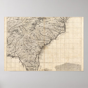 Póster Un mapa del Imperio británico en la hoja 10 de