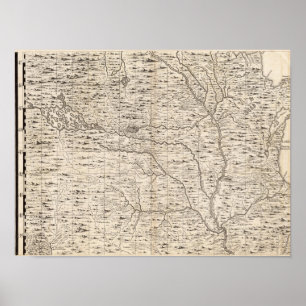 Póster Un mapa del Imperio británico en la hoja 5 de