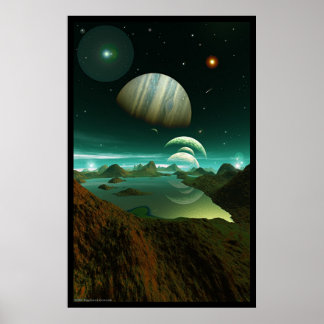 Póster Un mar verde