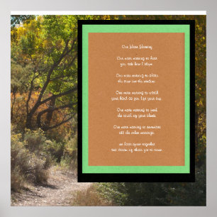 Póster Un más poster de la poesía de la mañana