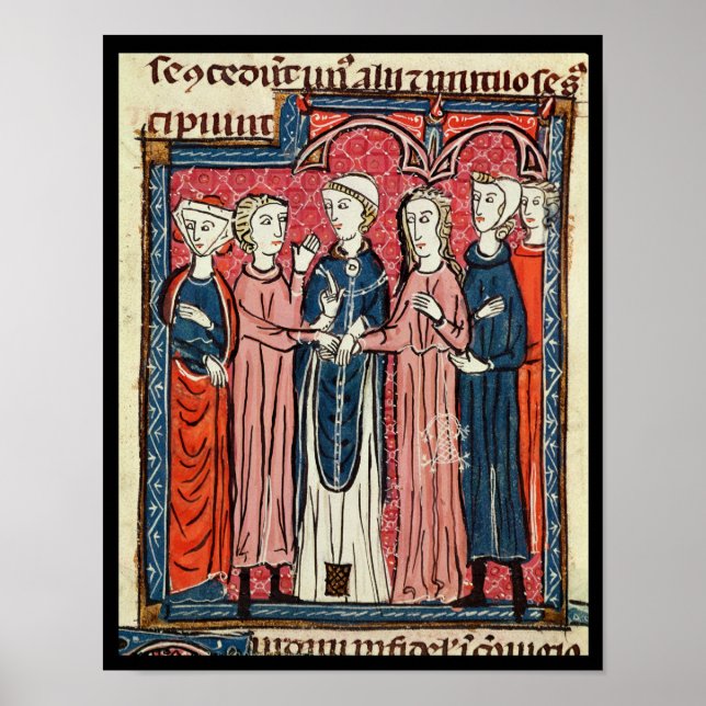 Póster Un matrimonio, de 'Decrets de Gratien' (Frente)