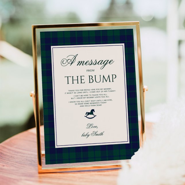 Póster Un mensaje del zumbido Classic plaid Toy (Subido por el creador)