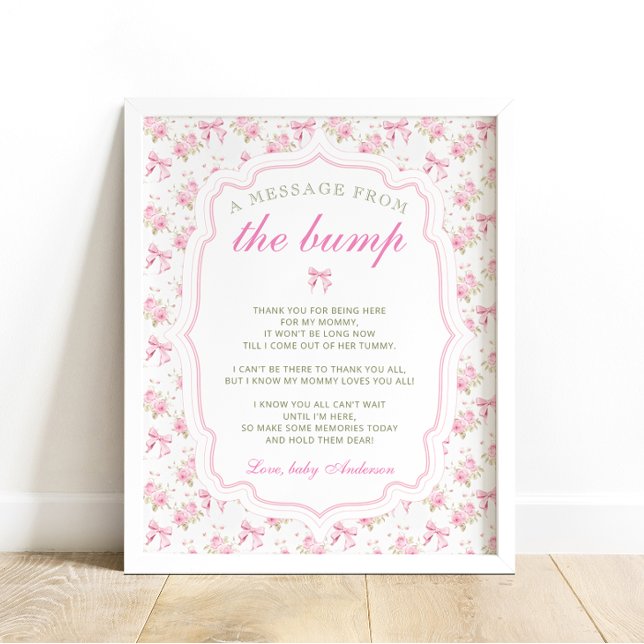 Póster Un mensaje desde el Baby Shower Bump Love Shack (Subido por el creador)