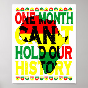 Póster Un Mes No Puede Contener Nuestra Historia Mes De L