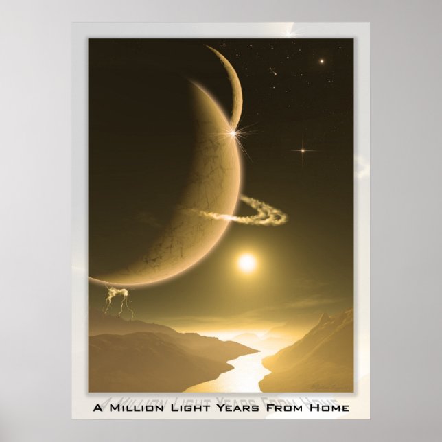 Póster Un millón de años luz desde casa (Frente)