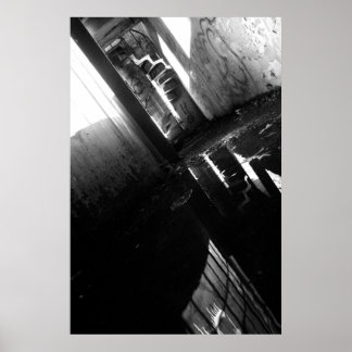 Póster Un molino de agua de Abandón