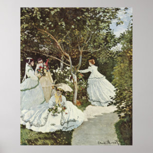 Póster Un molino de viento en Zaandam Claude Monet