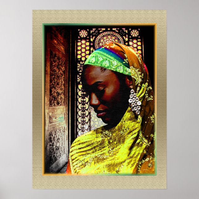 Póster Un momento de oración - Étnica (Frente)