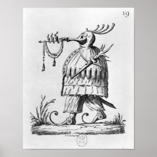 Póster Un monstruo, 'Les Songes Drolatiques de